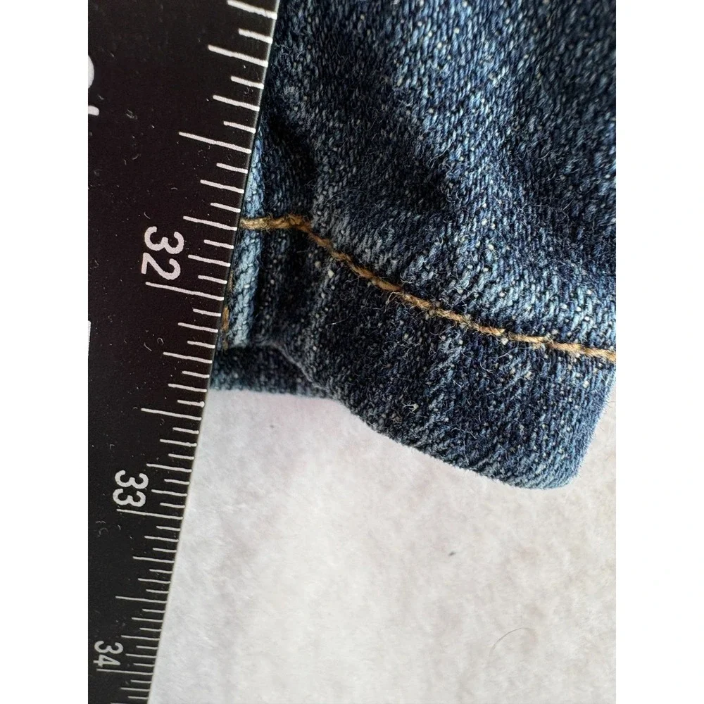 Lucky Brand Los Angeles 221 Original‎ Straight Jeans Mens 36x34 (37x32.5) Blue